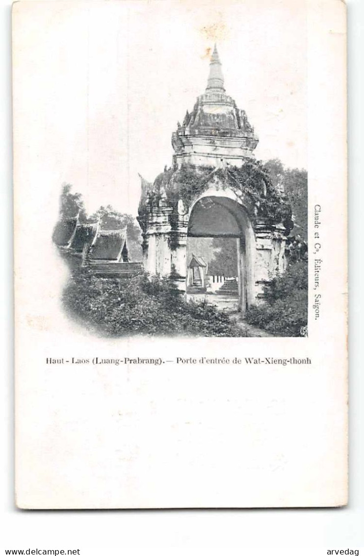 16443 HAUT LAOS  LUANG PRABRANG PORTE D'ENTREE DE WAT-XIENG-THONH - Laos