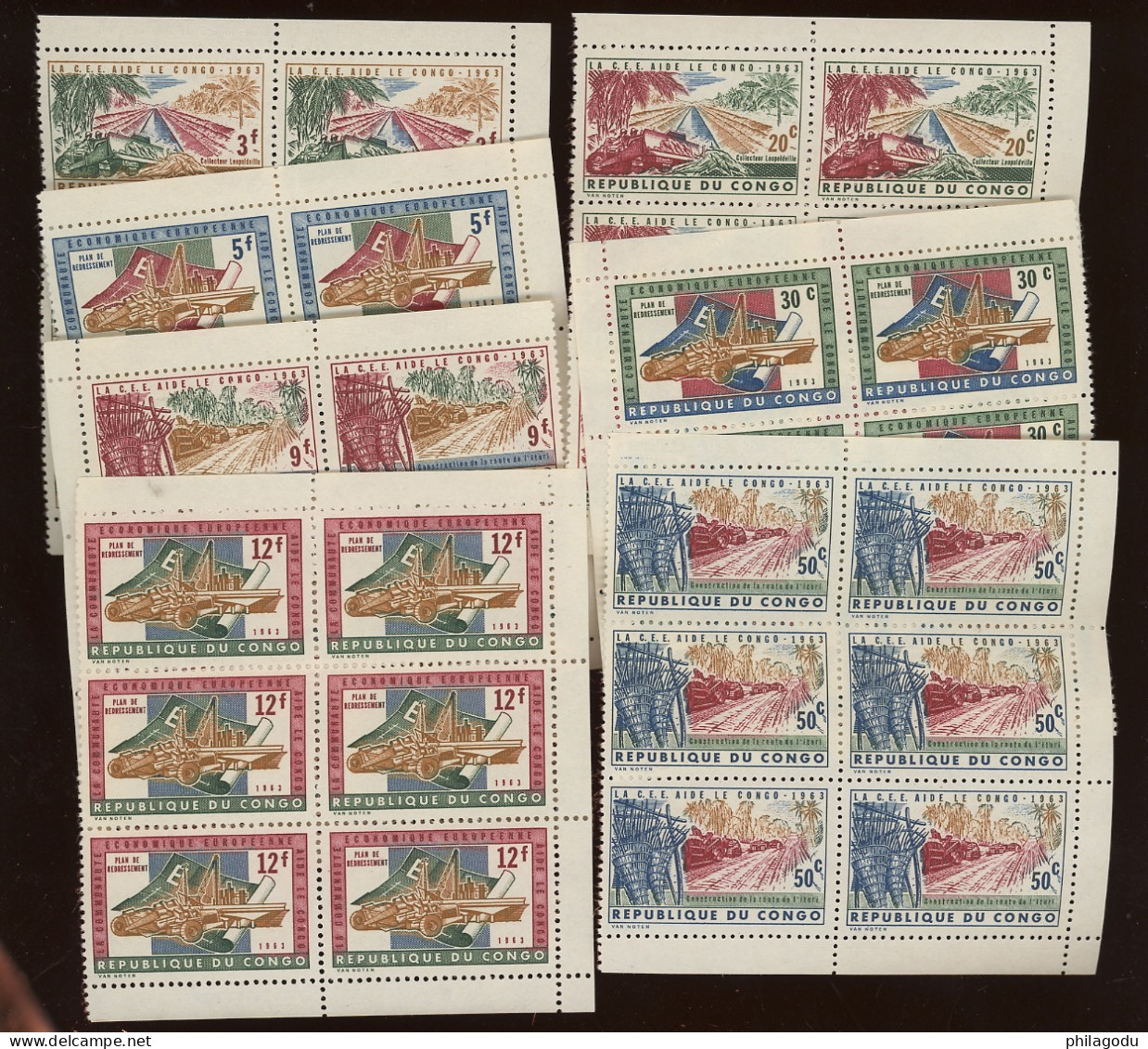 507/513. Développement  **  6 Séries X 2,60€  = 15,60 €. Jolie Gravure - Unused Stamps