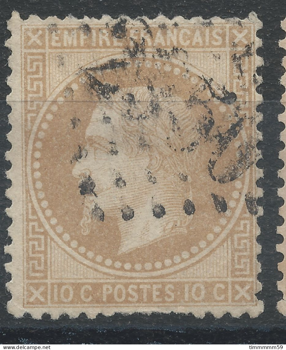 Lot N°82467   N°28A, Oblitéré GC 2950 PONT-L'EVEQUE(13), Indice 3 - 1863-1870 Napoleone III Con Gli Allori