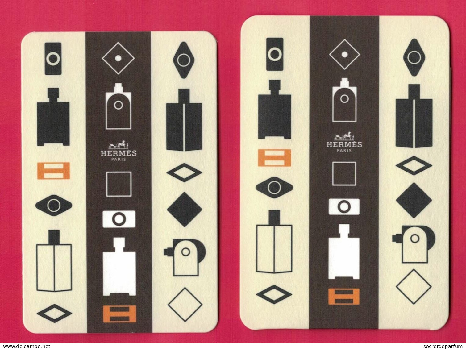 Cartes Parfumées CARTE POCHETTE HERMES  De HERMES - Modernas (desde 1961)