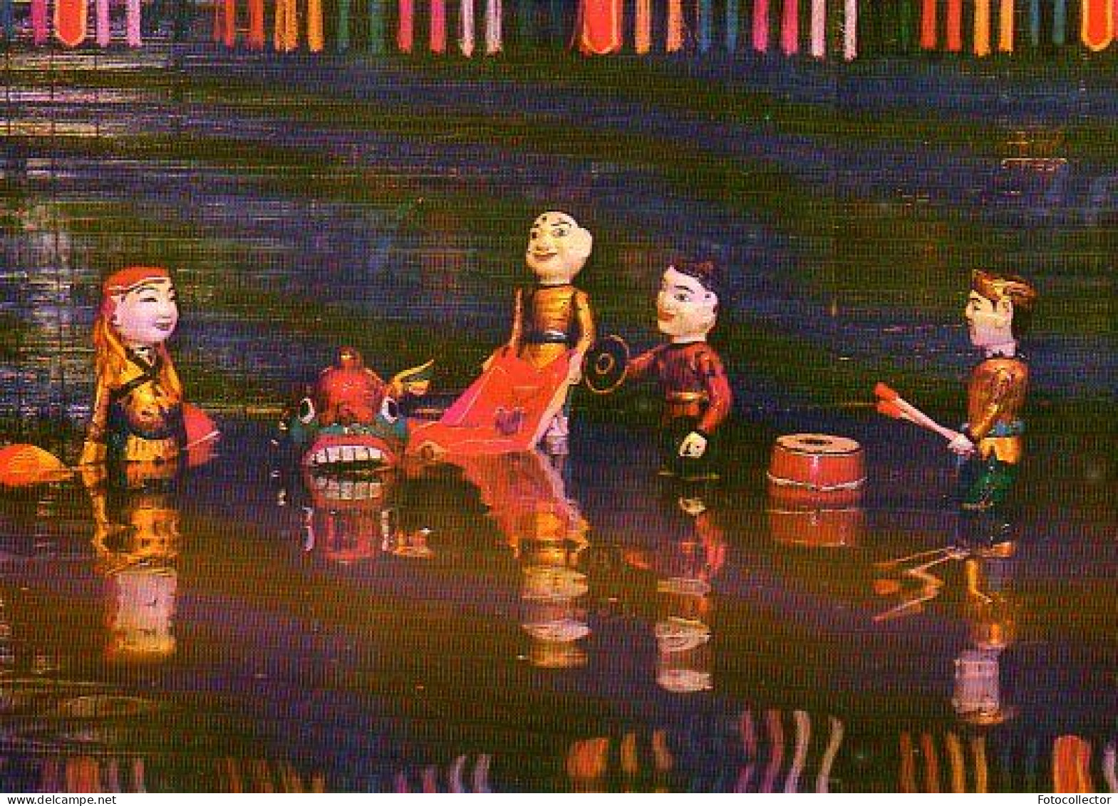 Vietnam : Théâtre Aquatique De Marionnettes La Danse Du Lion - Vietnam