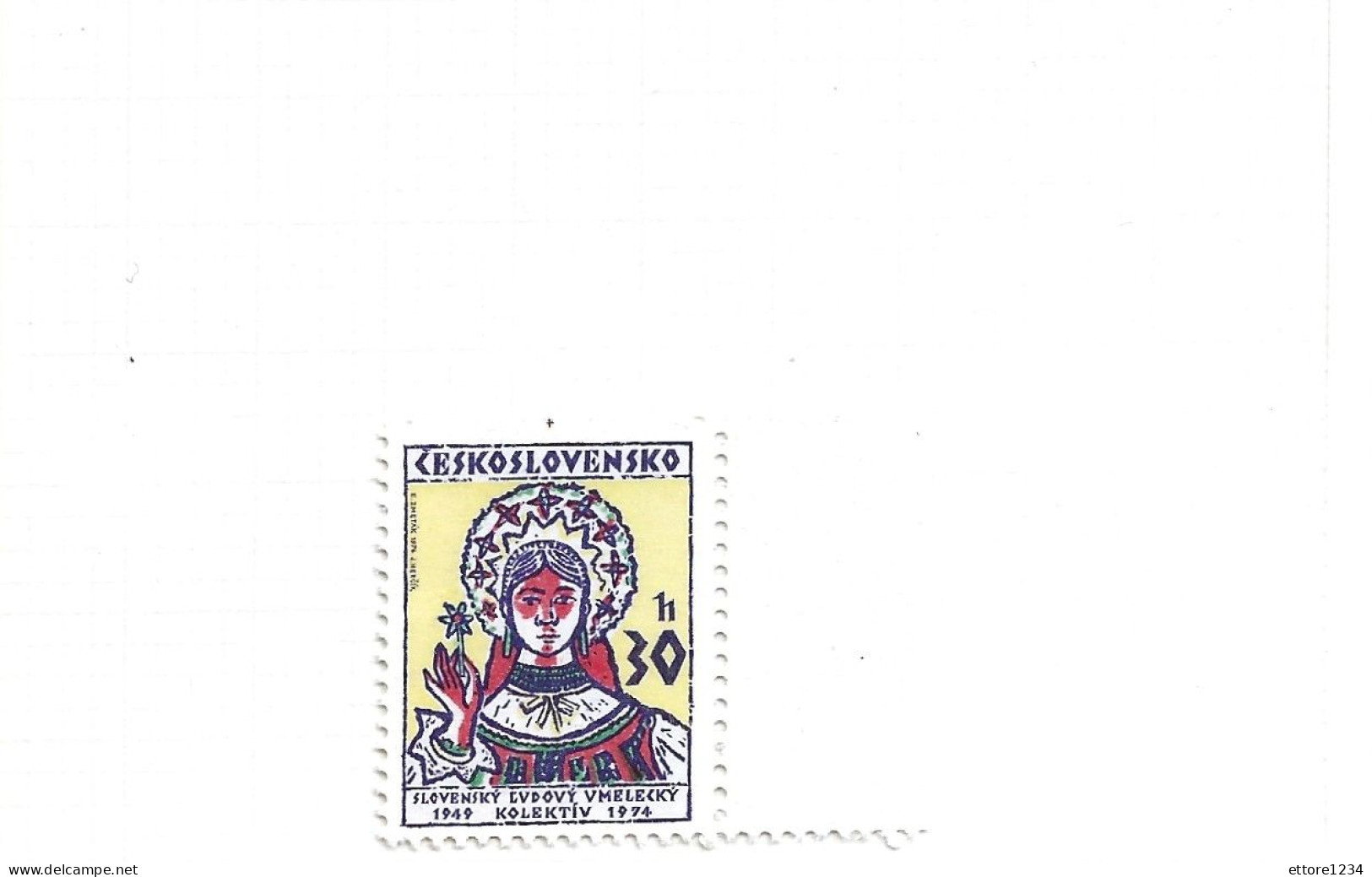 Cecoslovacchia 1974 - Unused Stamps