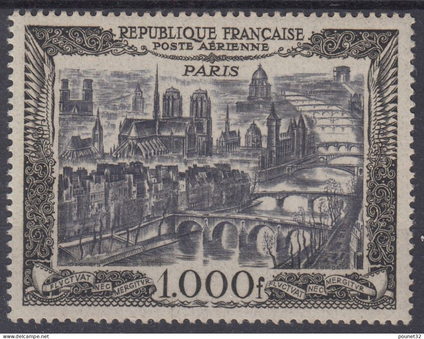 FRANCE POSTE AERIENNE PARIS N° 29 NEUF GOMME SANS CHARNIERE ( LEGERE ADHERENCE ) - 1927-1959 Nuovi