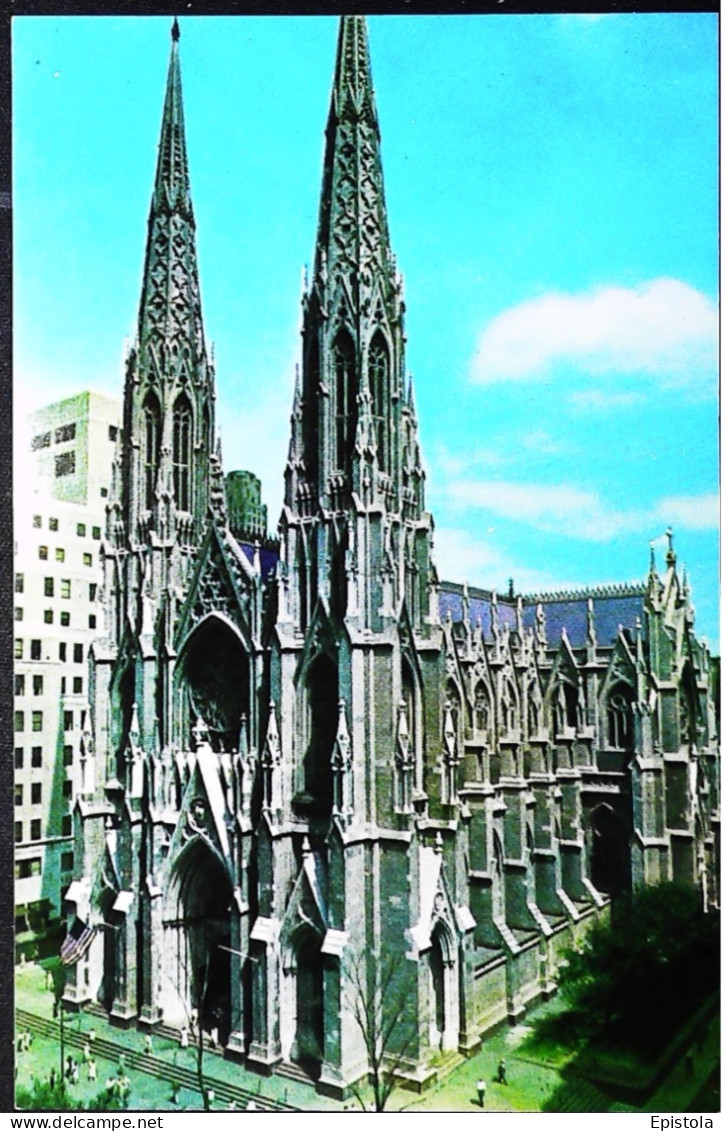 ► ST PATRICK  CHURCH   Vintage Card 1950s     - NEW YORK CITY - Kerken