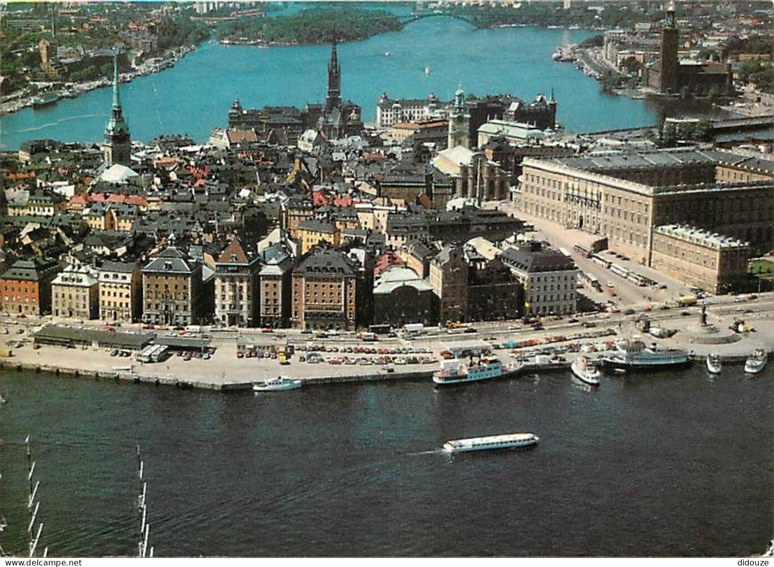 Suède - Sverige - Stockholm - Vy ôver GamIa Sta'n - View Over The Old Town - Vue Aérienne - CPM - Etat Froissures Visibl - Schweden