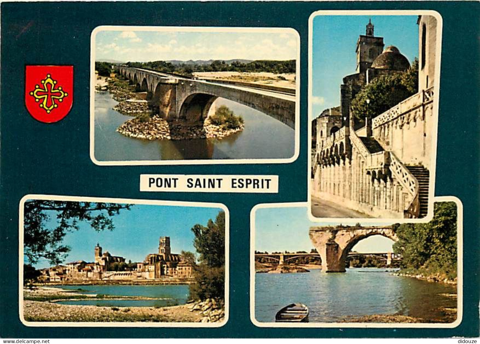 30 - Pont Saint Esprit - Multivues - Blasons - CPM - Voir Scans Recto-Verso - Pont-Saint-Esprit