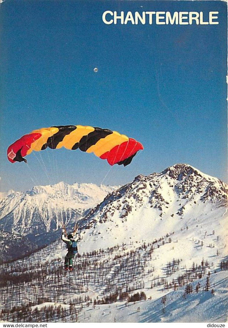 05 - Serre Chevalier - Chantemerle - Descente En Parapente - CPM - Voir Scans Recto-Verso - Serre Chevalier