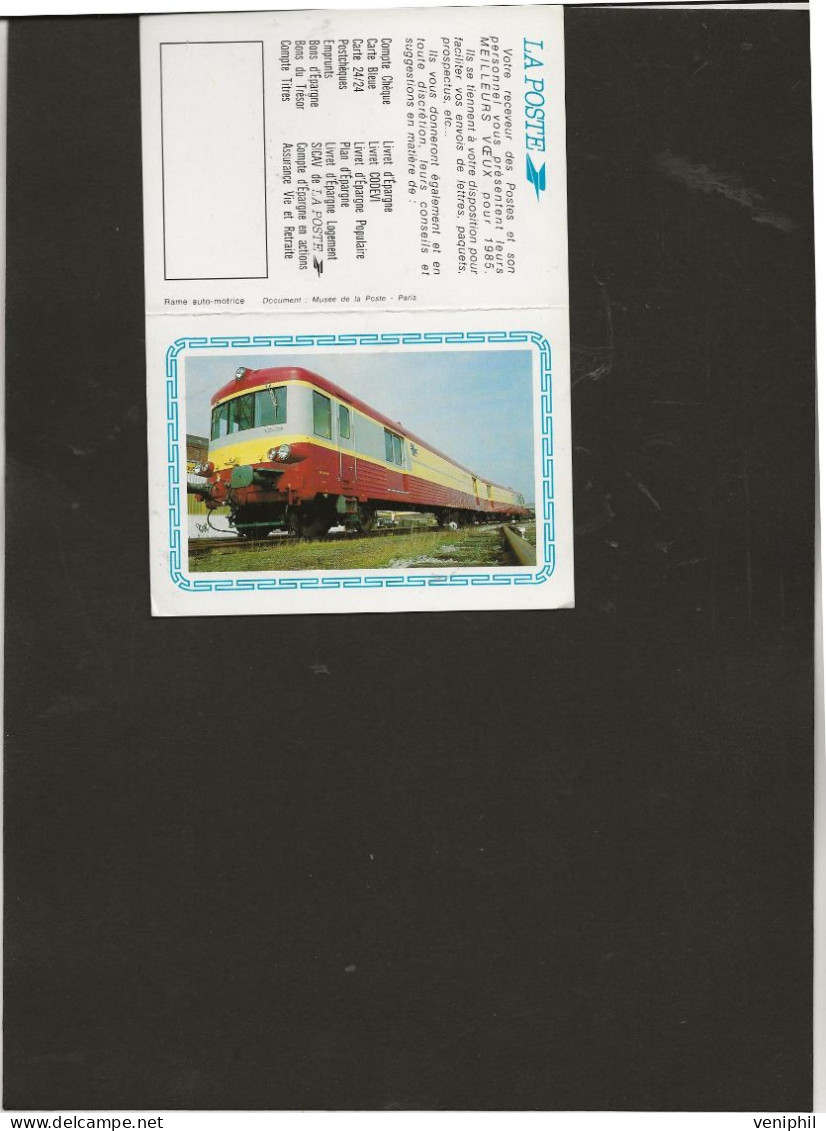 CALENDRIER PETIT FORMAT EDITE" LA POSTE"  1985 - Groot Formaat: 1981-90