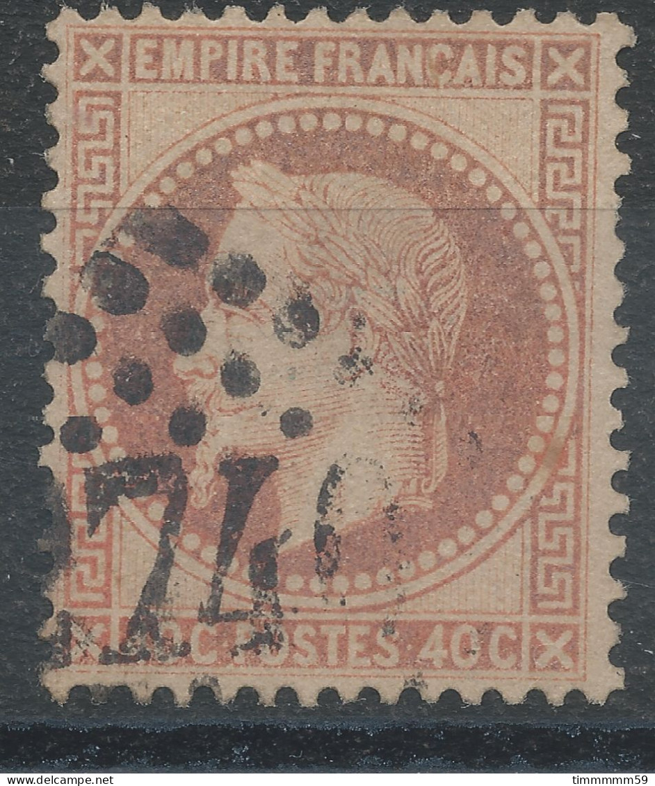 Lot N°82474   N°31ocre, Oblitéré GC 2740 2740 ORLEANS(43), Indice 1 - 1863-1870 Napoleone III Con Gli Allori