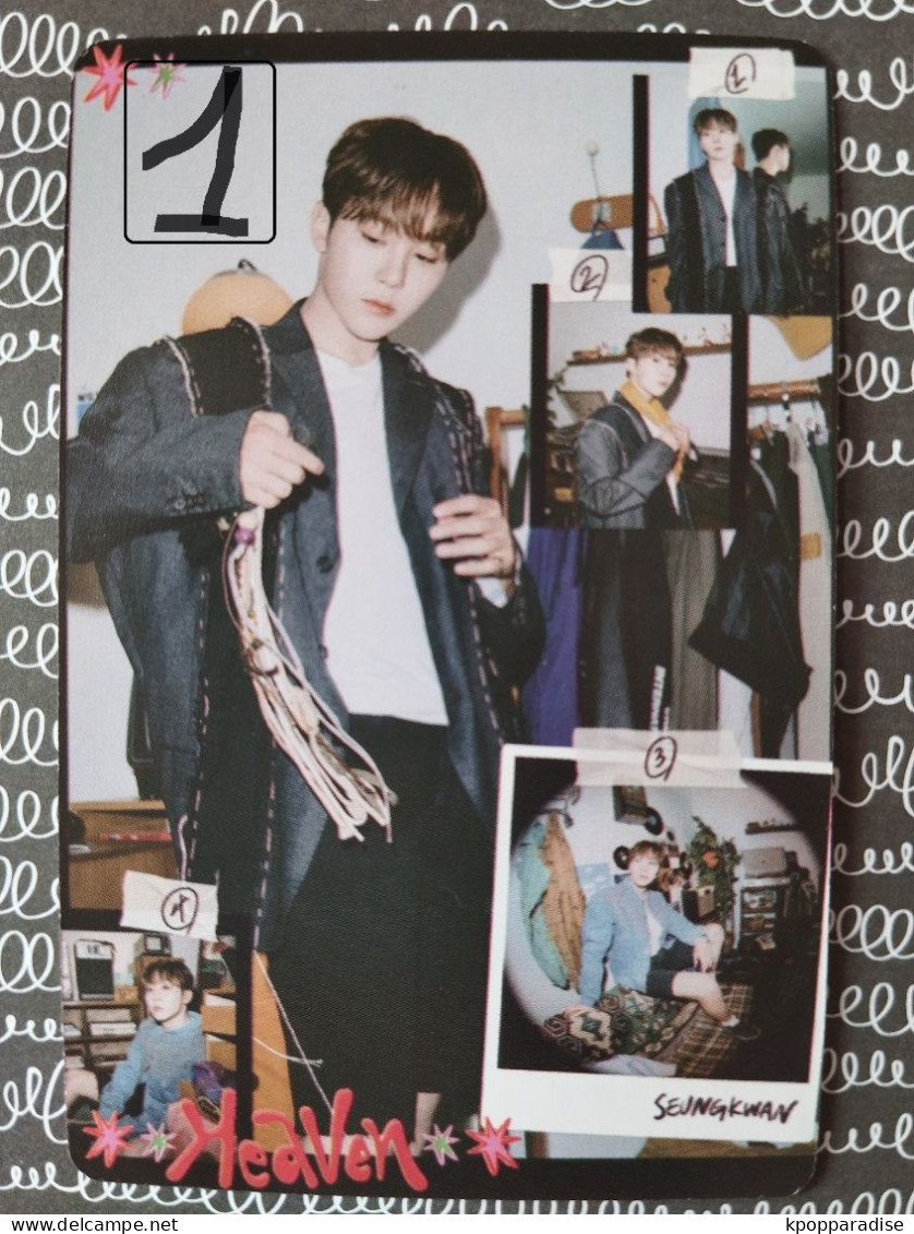 Photocard K POP Au Choix  SEVENTEEN Heaven 11th Mini Album Seungkwan - Objetos Derivados