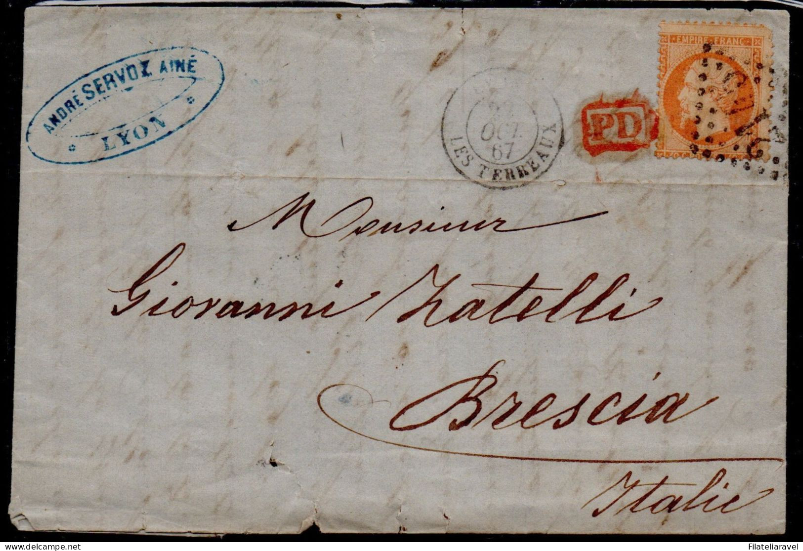 Francia - 1877/1945 - Storia Postale, piccolo lotto composto da n.7 lettere viaggiate.