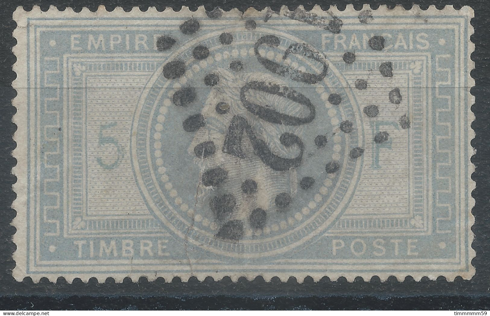 Lot N°82476   N°33, Oblitéré GC 1902 JUSSEY(69), Indice 4, Déchirure, Deux Légers Clairs - 1863-1870 Napoleone III Con Gli Allori