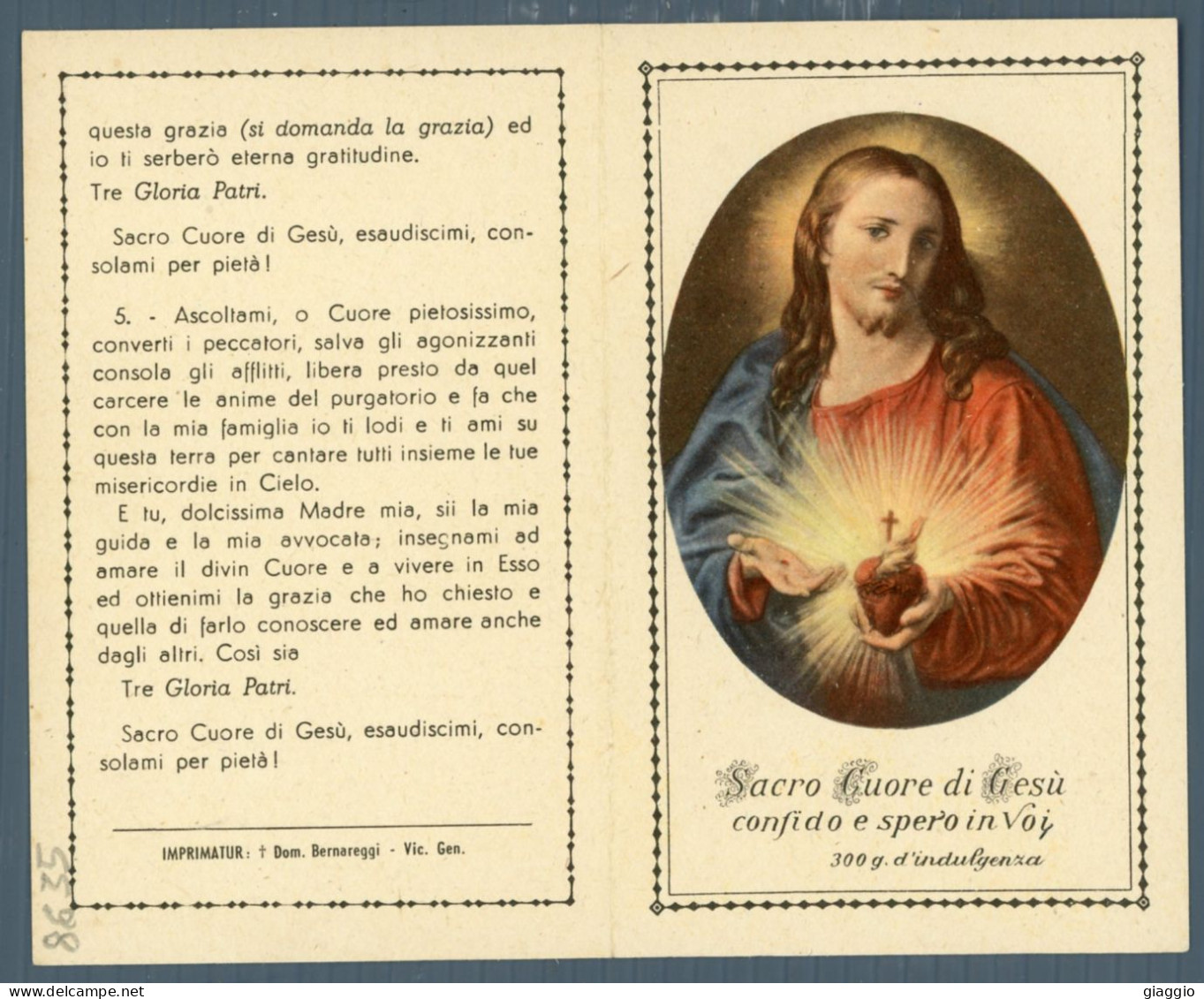 °°° Santino N. 8635 - Sacro Cuore Di Gesù °°° - Godsdienst & Esoterisme