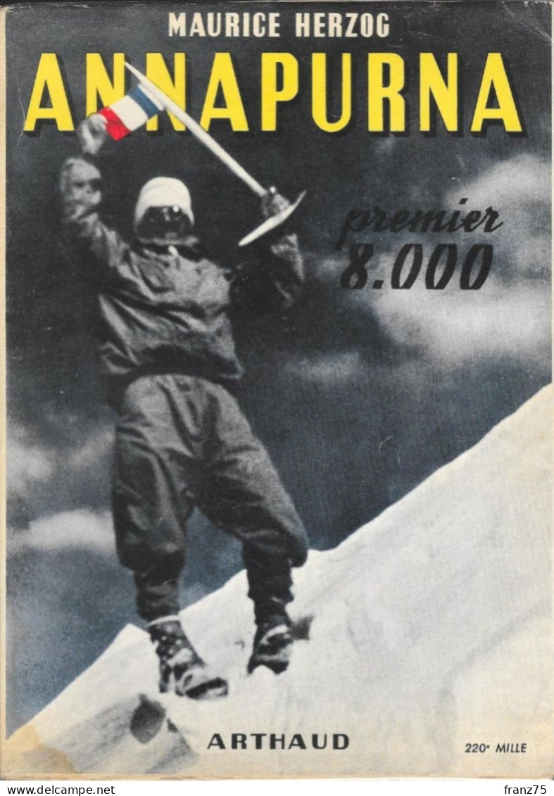 ANNAPURNA Premier 8000-Maurice HERZOG-1953-Arthaud--BE - Sport