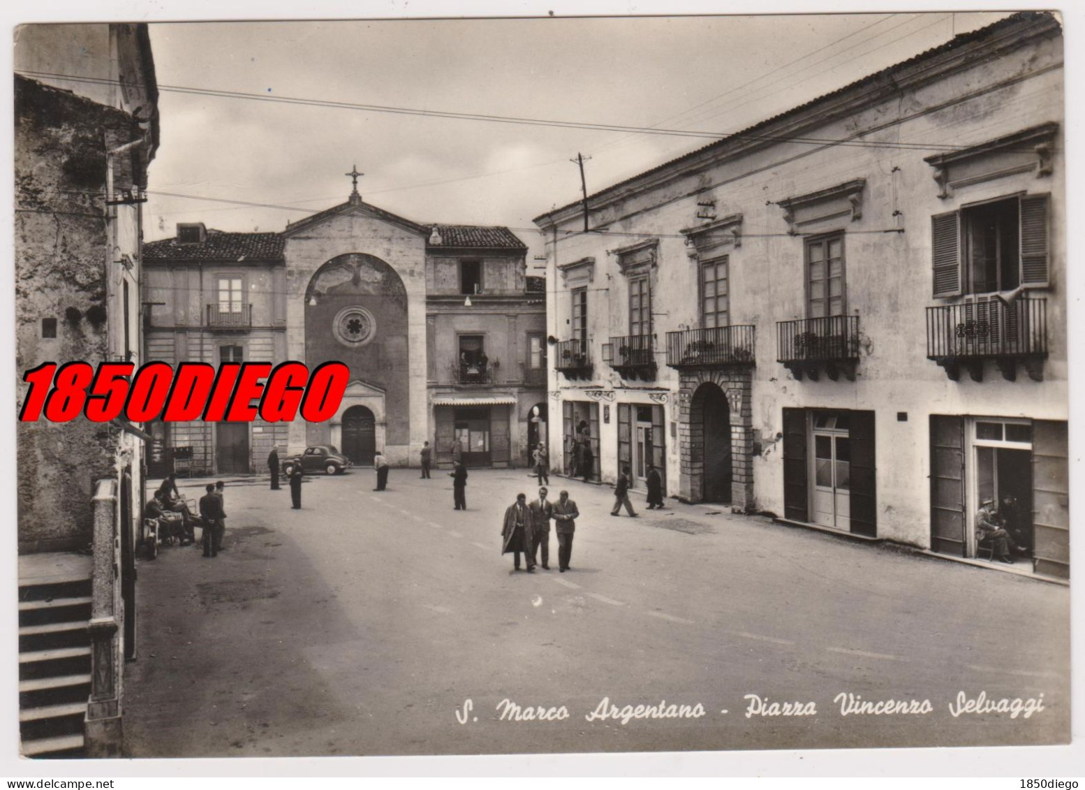 S. MARCO ARGENTANO - PIAZZA VINCENZO SELVAGGI F/GRANDE VIAGGIATA  ANIMAZIONE - Cosenza