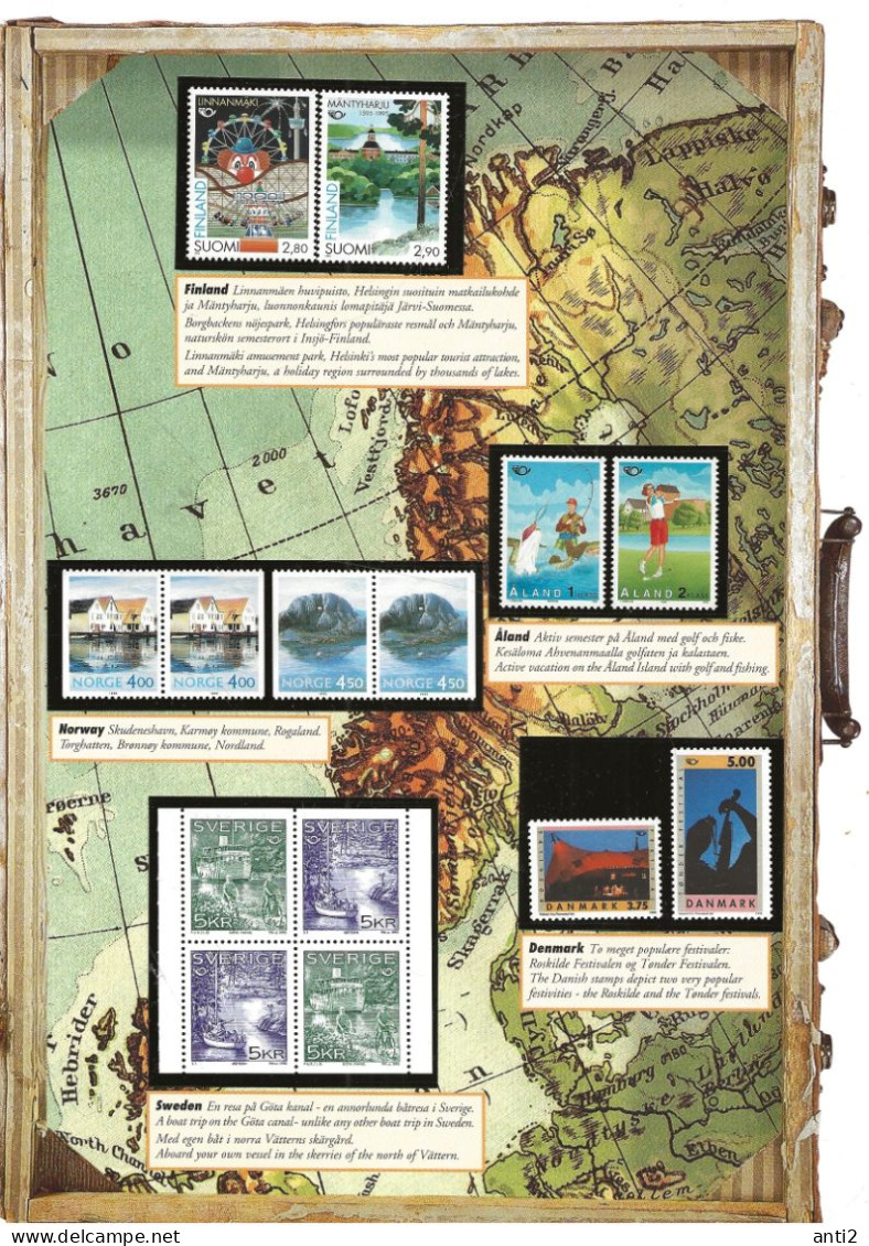 Norden North 1995 Stamps From Greenland, Iceland, Faroe Island, Finland, Aland, Norway, Sweden And Denmark - Europe (Other)