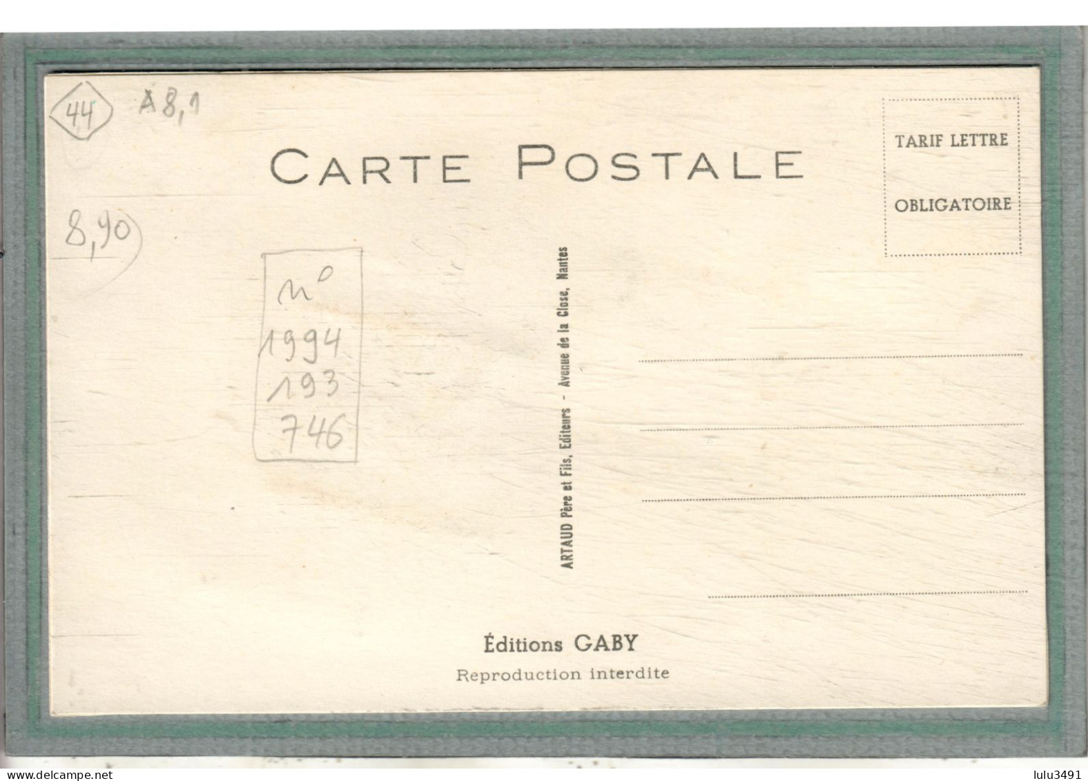 CPA (44) SAINT-ETIENNE-de-MONT-LUC - Carte à Système Avec Fenêtre Et Dépliant Accordéon Complet Des 10 Images - 1950 - Saint Etienne De Montluc