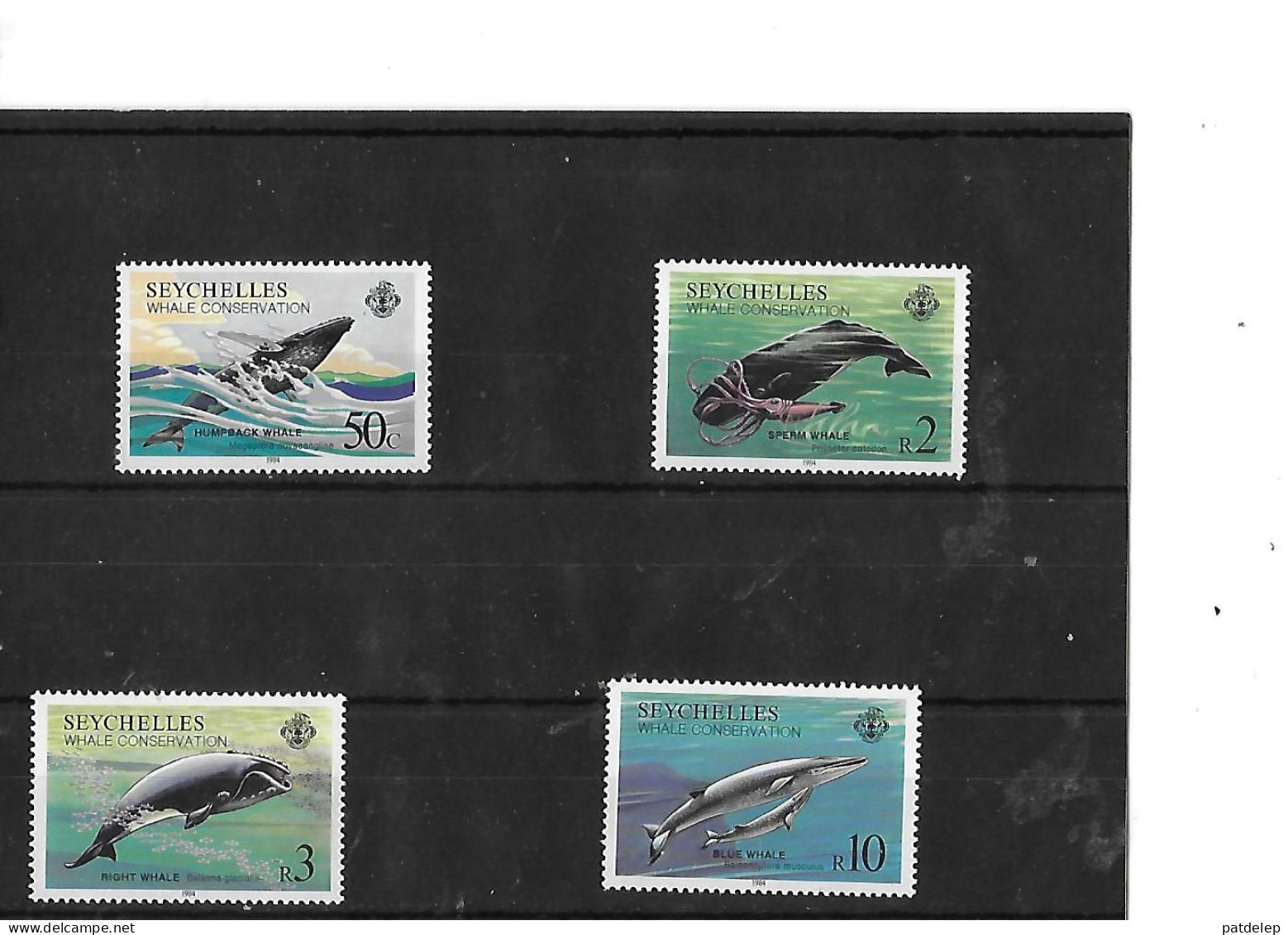 Seychelles Baleines1984 NSC - Ballenas