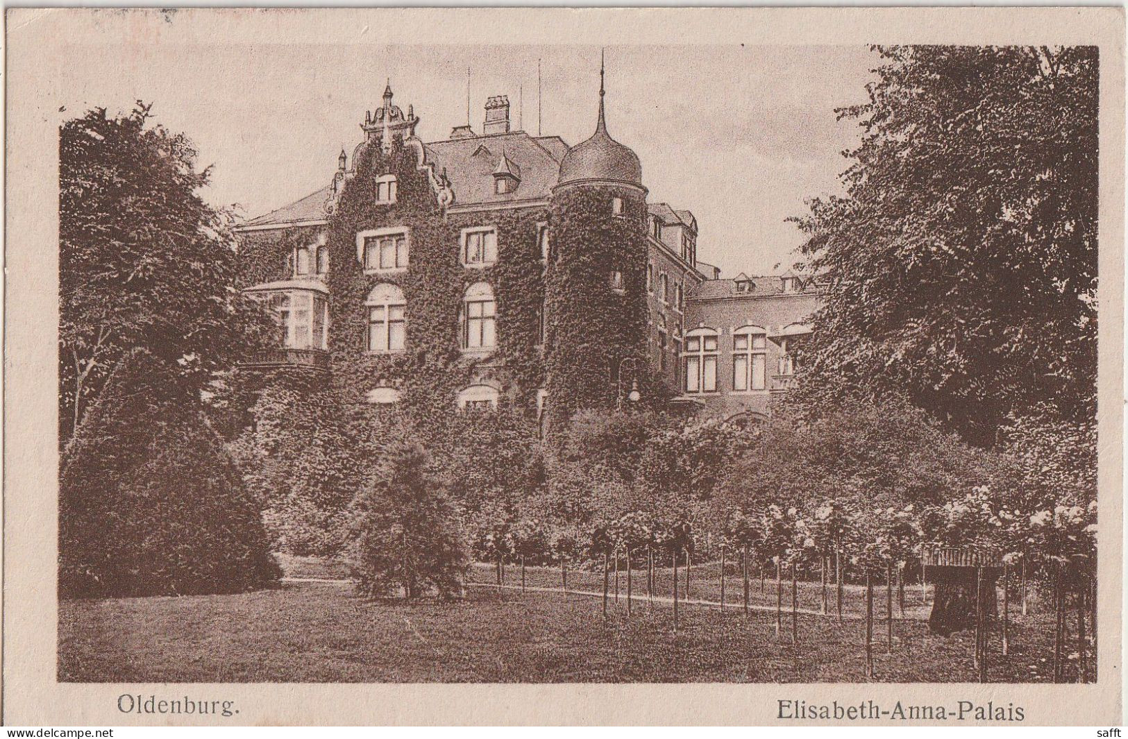 AK Oldenburg/Ol., Elisabeth-Anna-Palais 1919 - Oldenburg