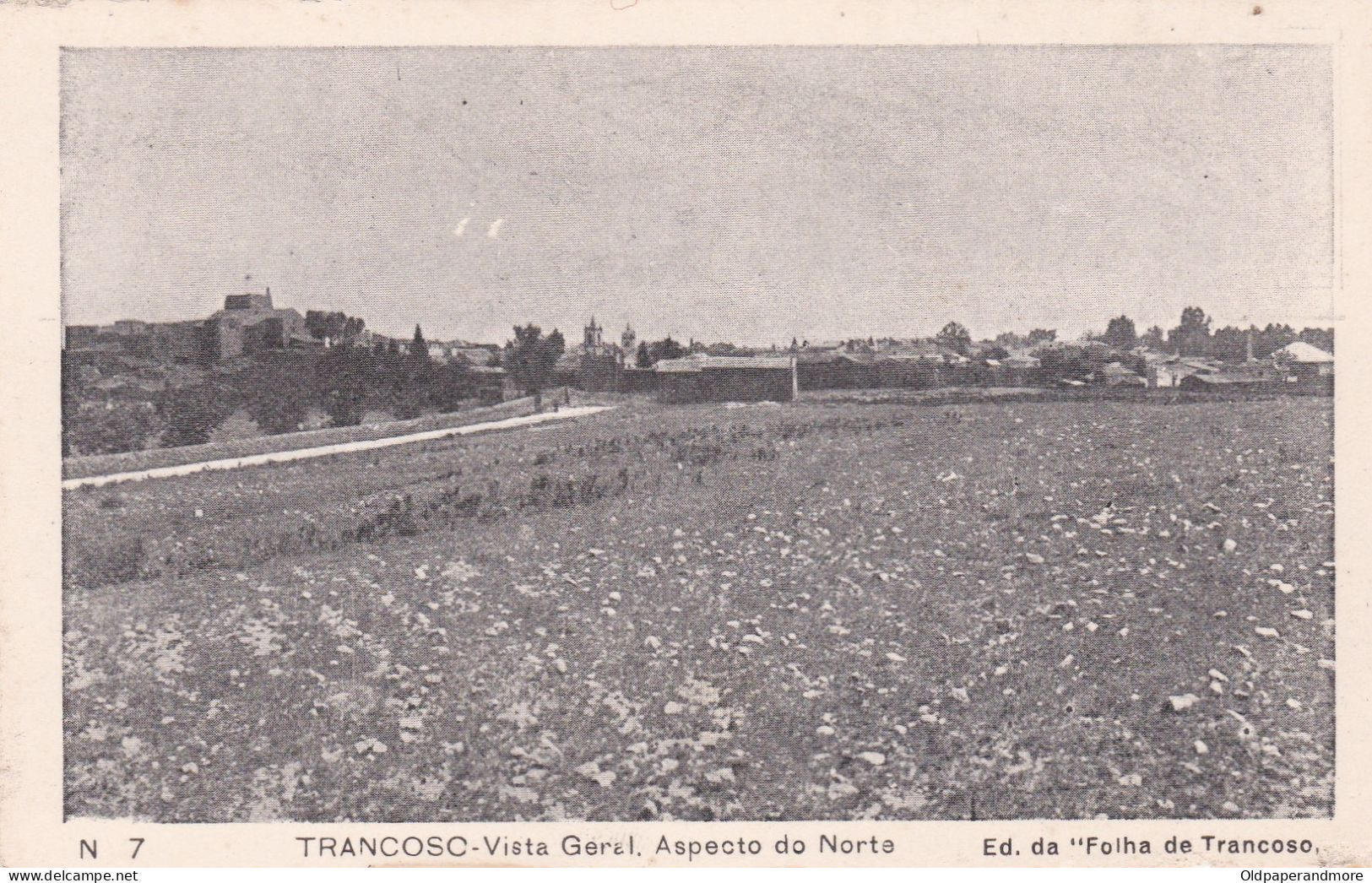 POSTCARD PORTUGAL - TRANCOSO - VISTA GERAL . ASPECTO DO NORTE - Guarda