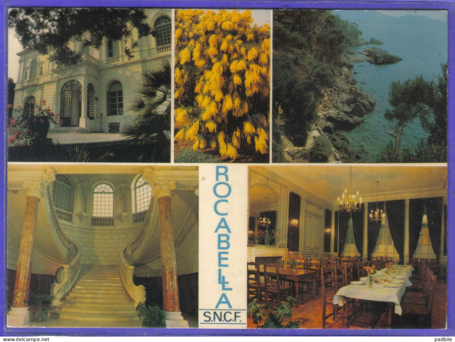 Carte Postale 83. Le Pradet   ROCABELLA  Maison D'accueil Et De Vacances Très Beau Plan - Le Pradet