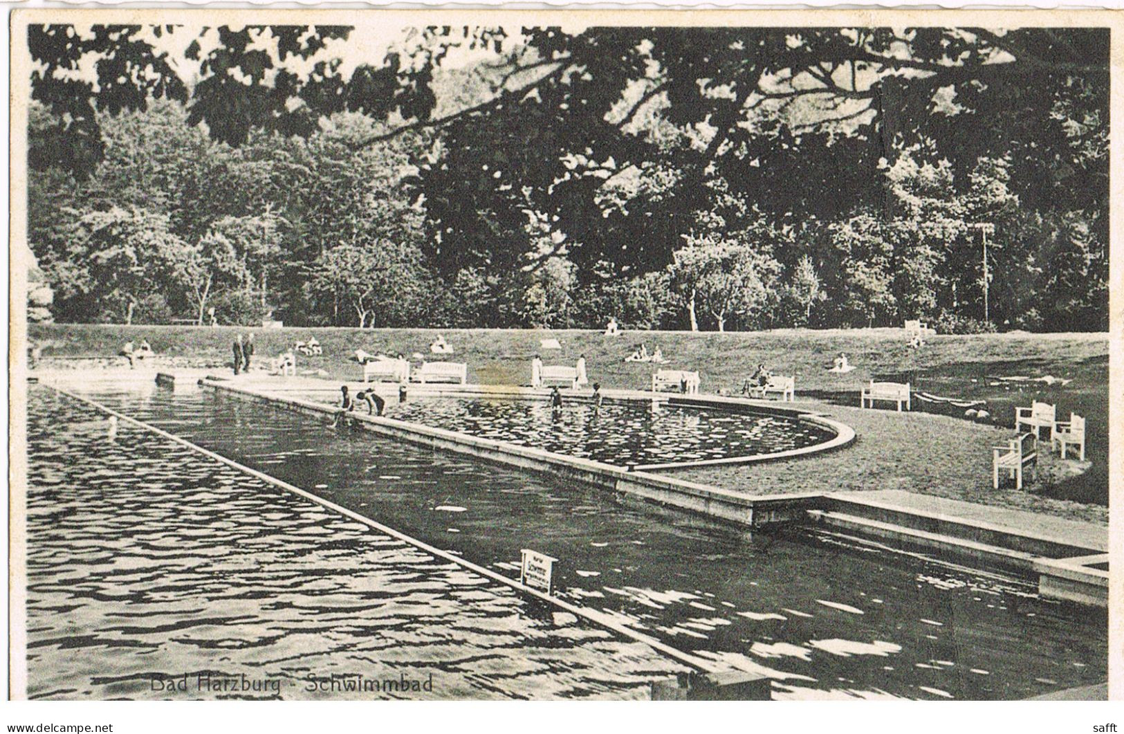 AK Bad Harzburg, Schwimmbad 1933 - Bad Harzburg