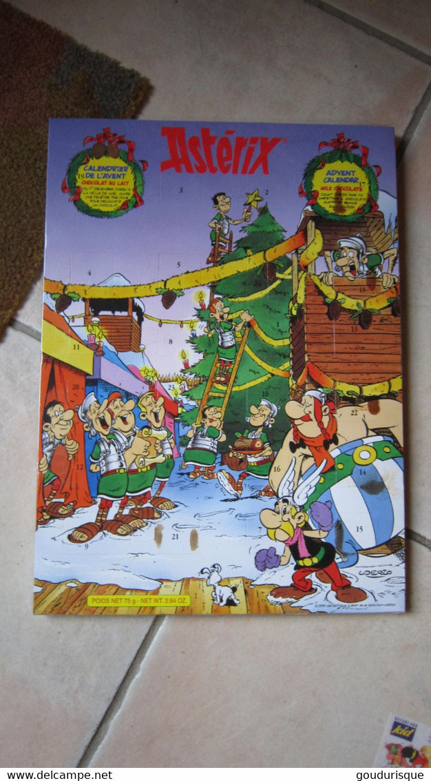 CALENDRIER DE L'AVENT SOUS BLISTER  UDERZO - Asterix