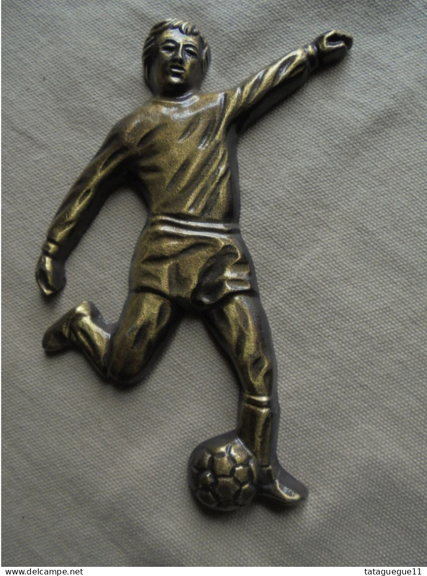 Vintage - Figurine Football En Laiton 2001 RB - Sonstige & Ohne Zuordnung