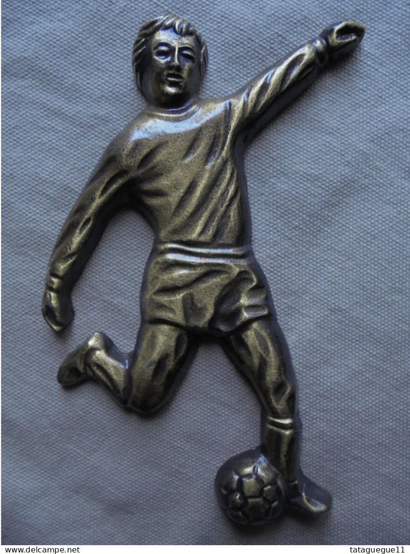 Vintage - Figurine Football En Laiton 2001 RB - Sonstige & Ohne Zuordnung