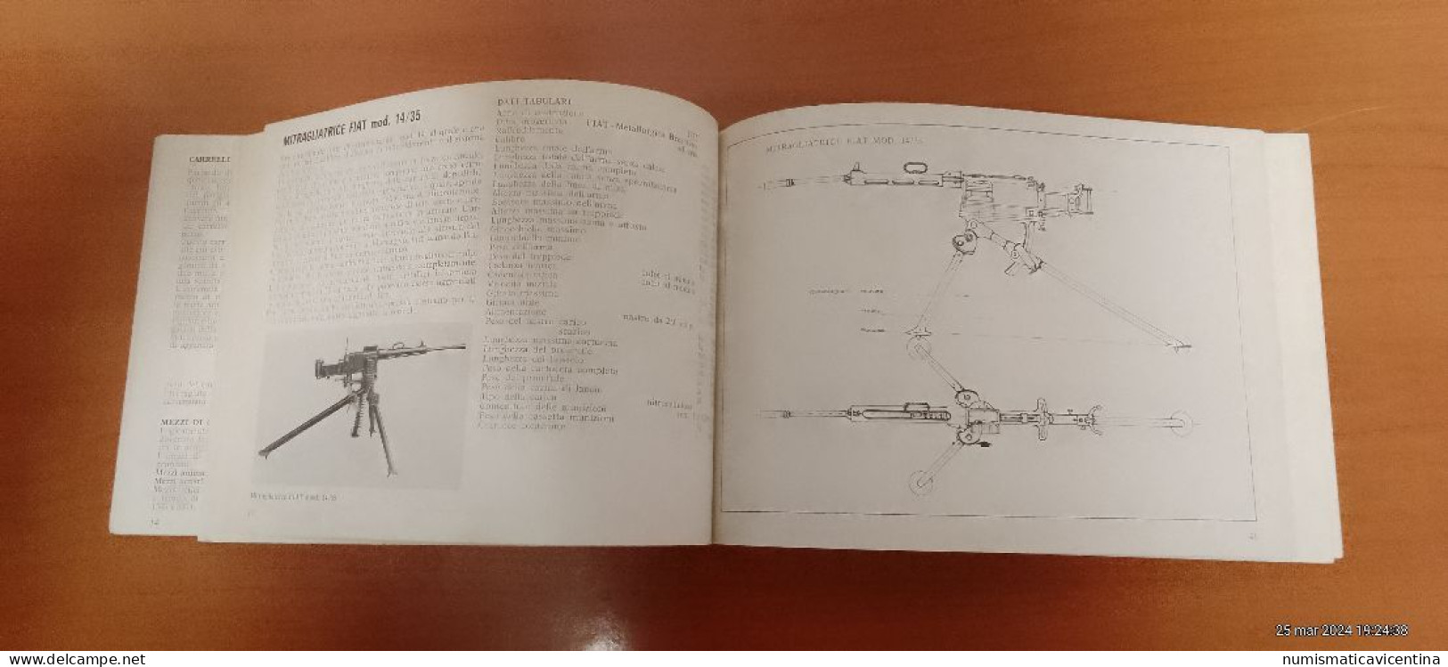 Libro Artiglierie Semoventi Armi Portatili Regio Esercito Dal 1900 Al 1943 Con Foto - Oorlog 1939-45
