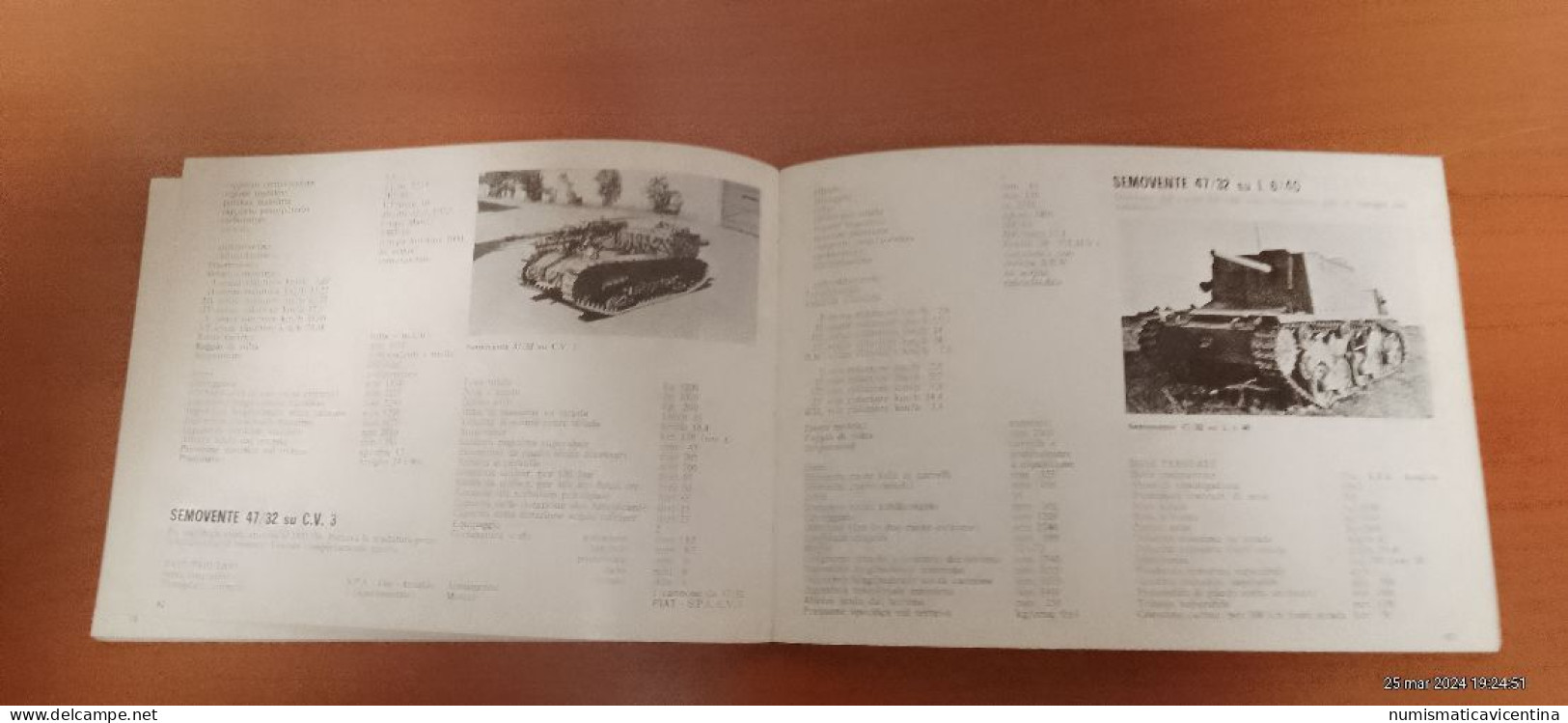 Libro Artiglierie Semoventi Armi Portatili Regio Esercito Dal 1900 Al 1943 Con Foto - Guerre 1939-45
