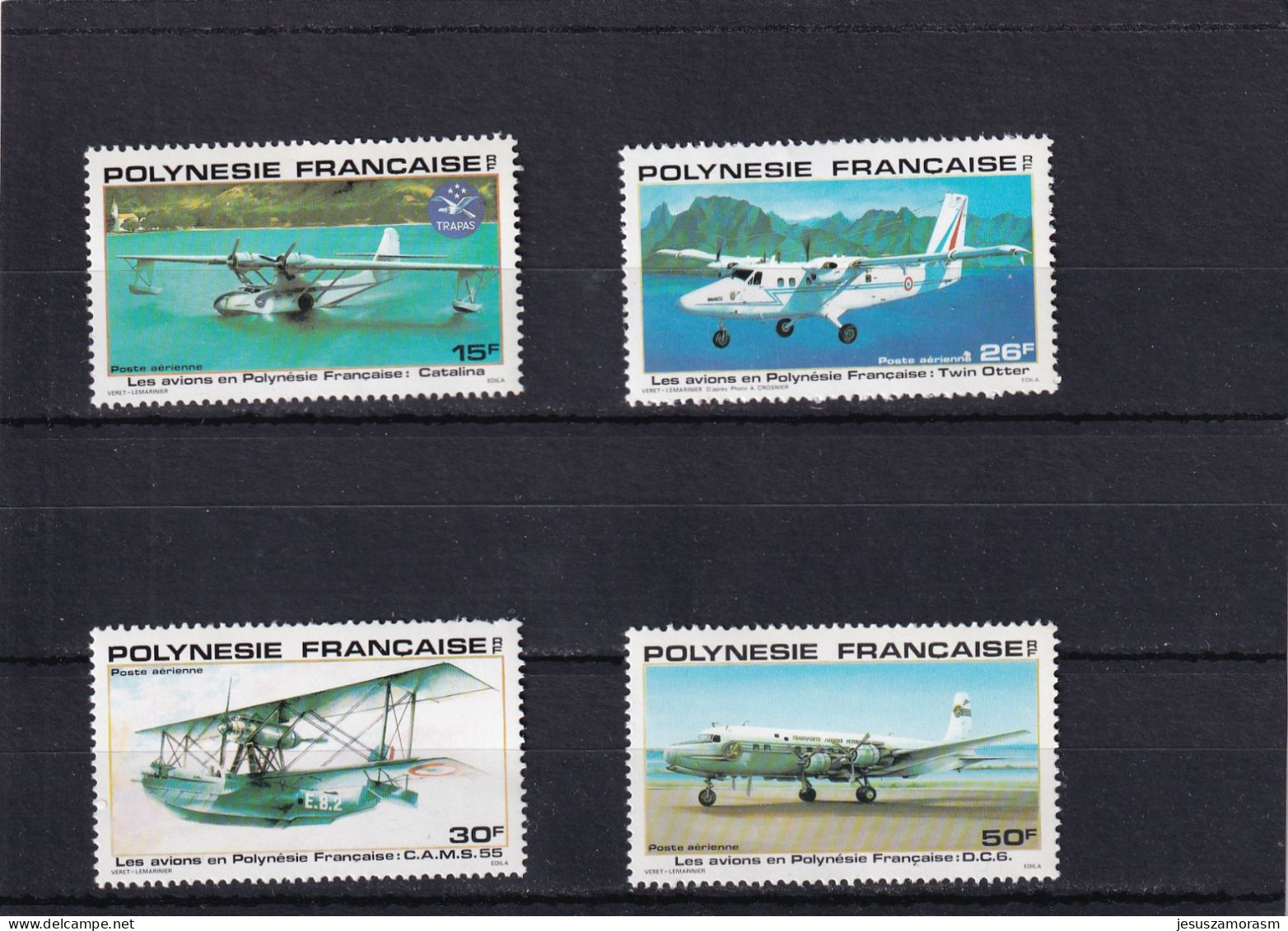 Polinesia Nº A156 Al A159 - Unused Stamps
