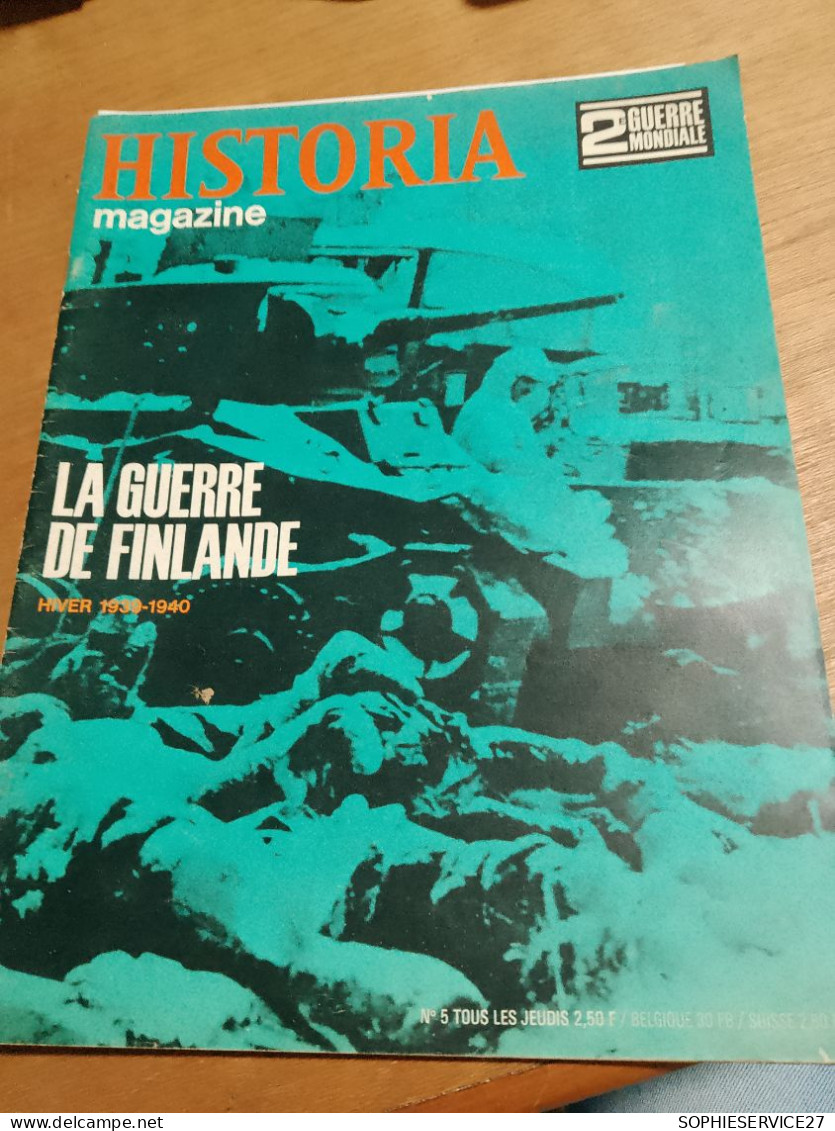 153 // HISTORIA MAGAZINE / DEUXIEME GUERRE MONDIALE /  LA GUERRE DE FINLANDE - Geschiedenis