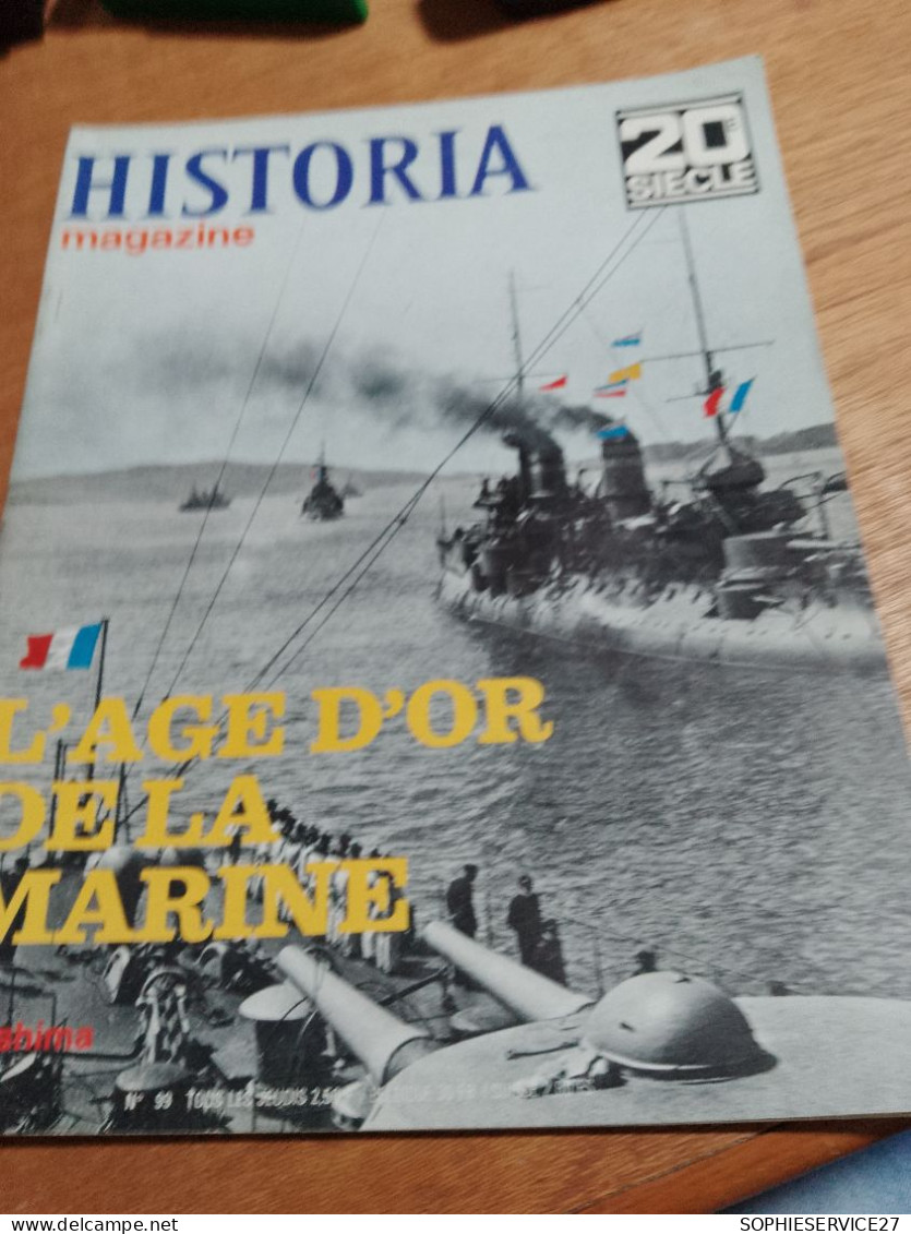 153 // HISTORIA MAGAZINE /  L'AGE D'OR DE LA MARINE - Geschiedenis