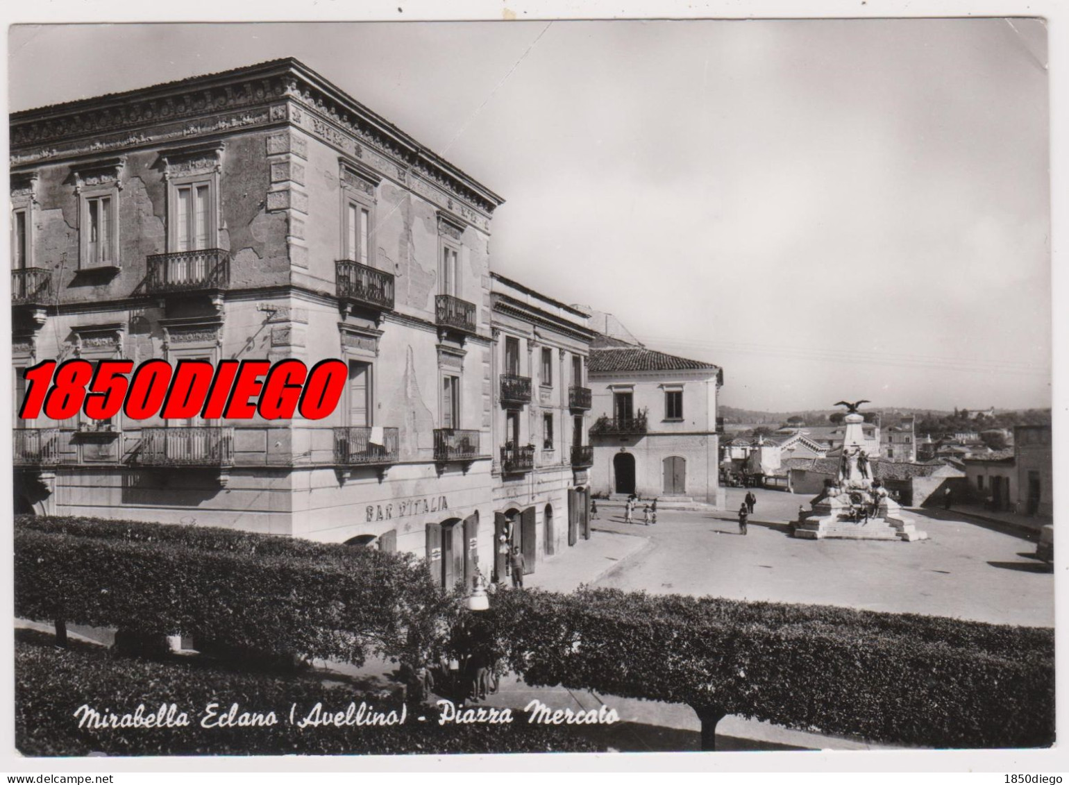 MIRABELLA ECLANO - PIAZZA MERCATO F/GRANDE VIAGGIATA   ANIMAZIONE - Avellino