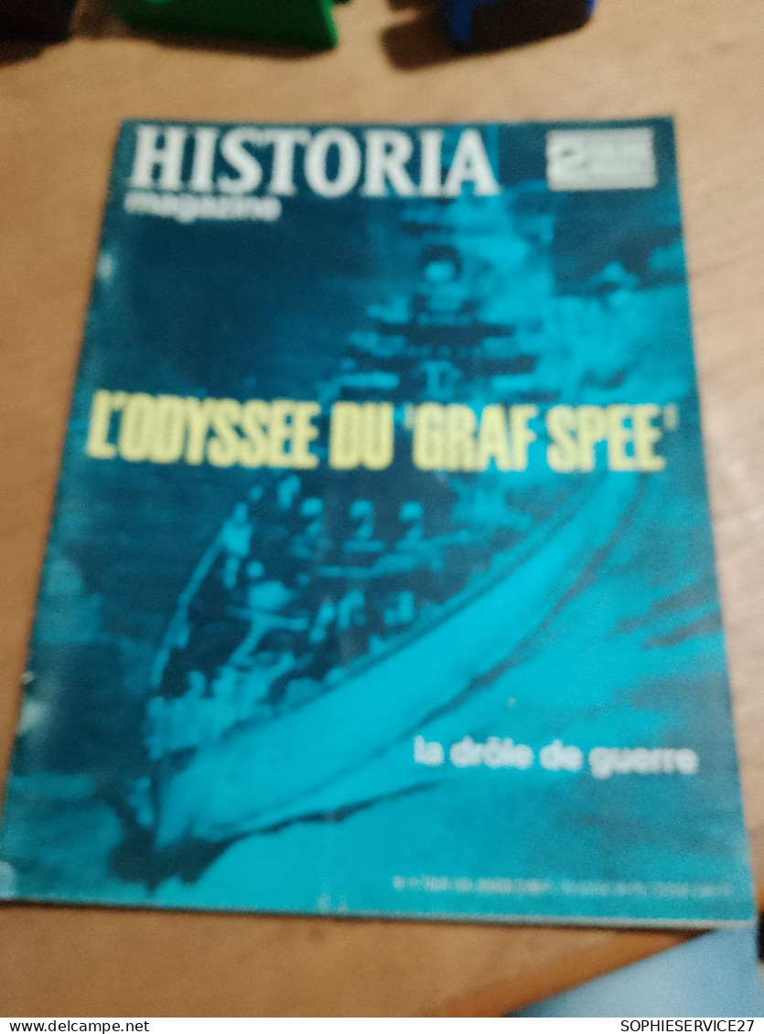 153 // HISTORIA MAGAZINE / DEUXIEME GUERRE MONDIALE / L'ODYSSE DU "GRAF SPEE" - Geschiedenis