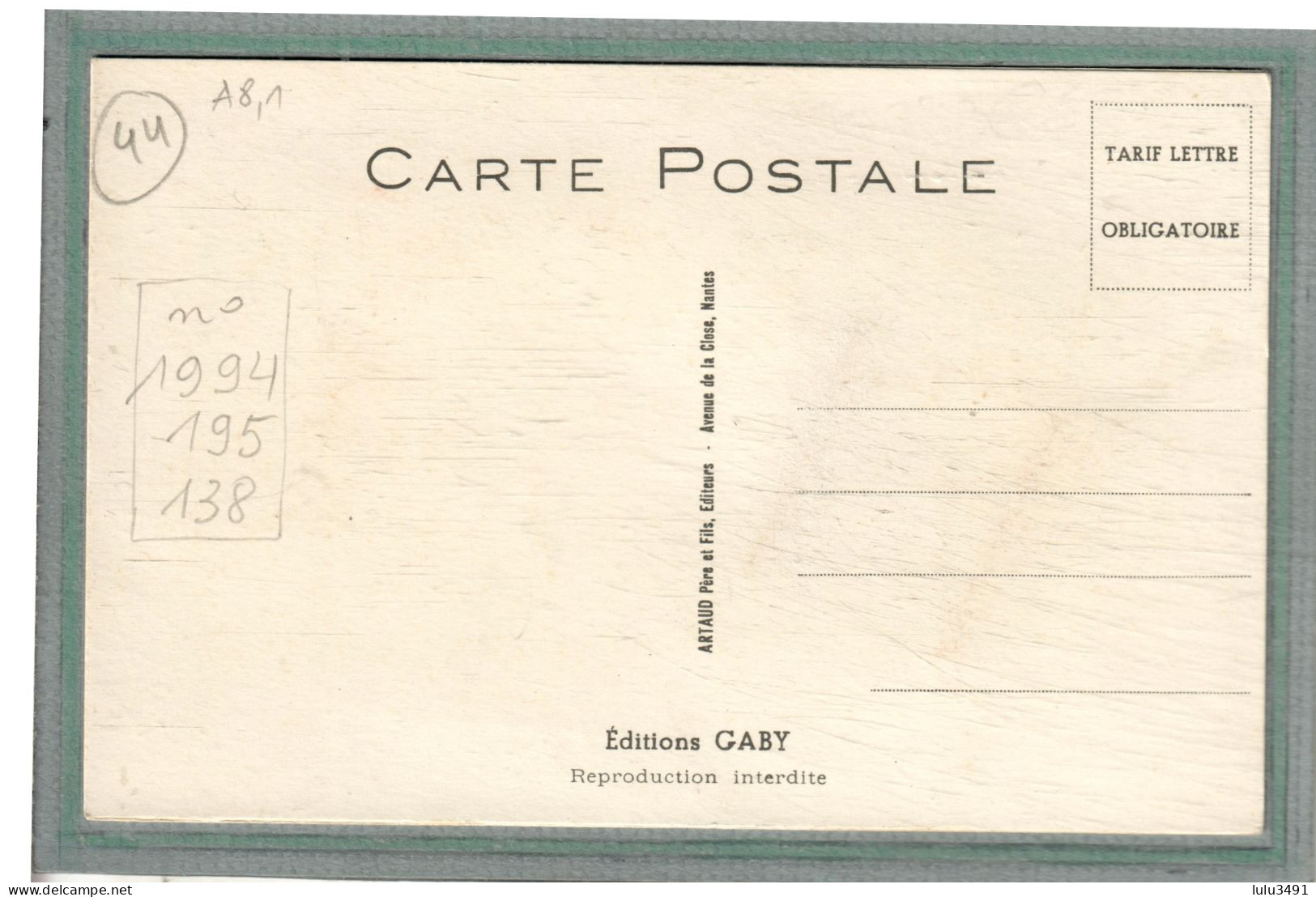 CPA (44) SAINT-ETIENNE-de-MONT-LUC - Carte à Système Avec Fenêtre Et Dépliant Accordéon Complet Des 10 Images - 1950 - Saint Etienne De Montluc