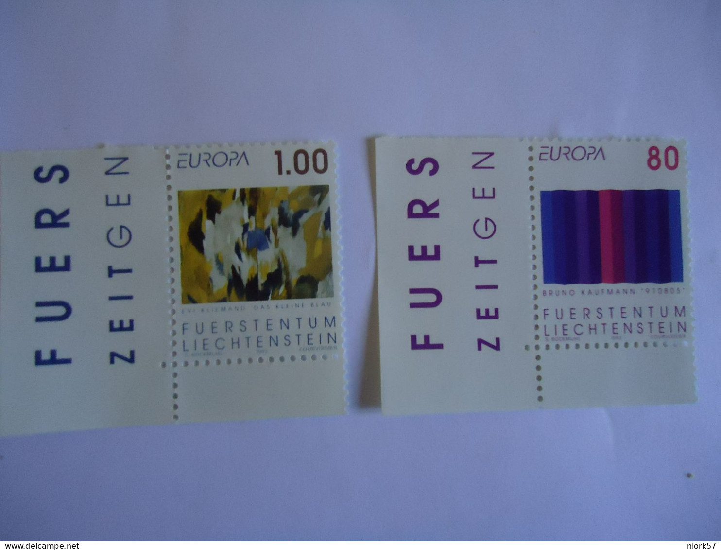 LIECHTENSTEIN MNH  STAMPS EUROPA 1993 PAINTING - 1993