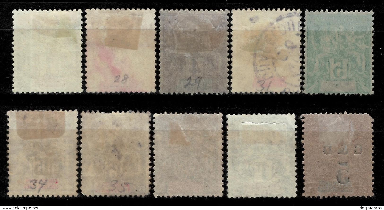 French Guadeloupe Year 1892/1903 - MH/Used Stamps - Gebruikt
