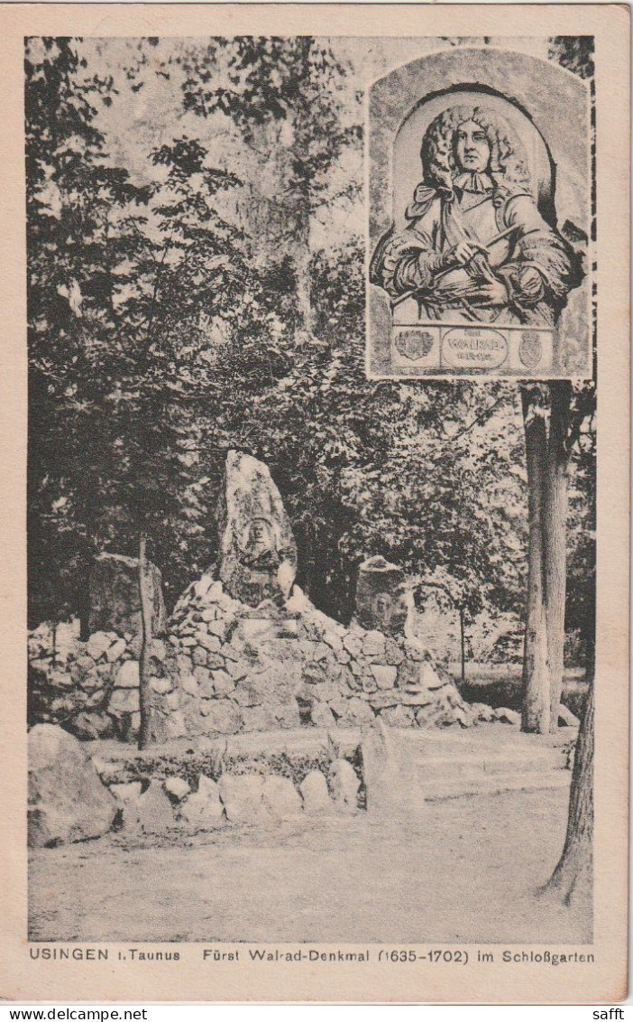 AK Usingen/Taunus, Fürstl. Walrad-Denkmal Um 1918 - Usingen