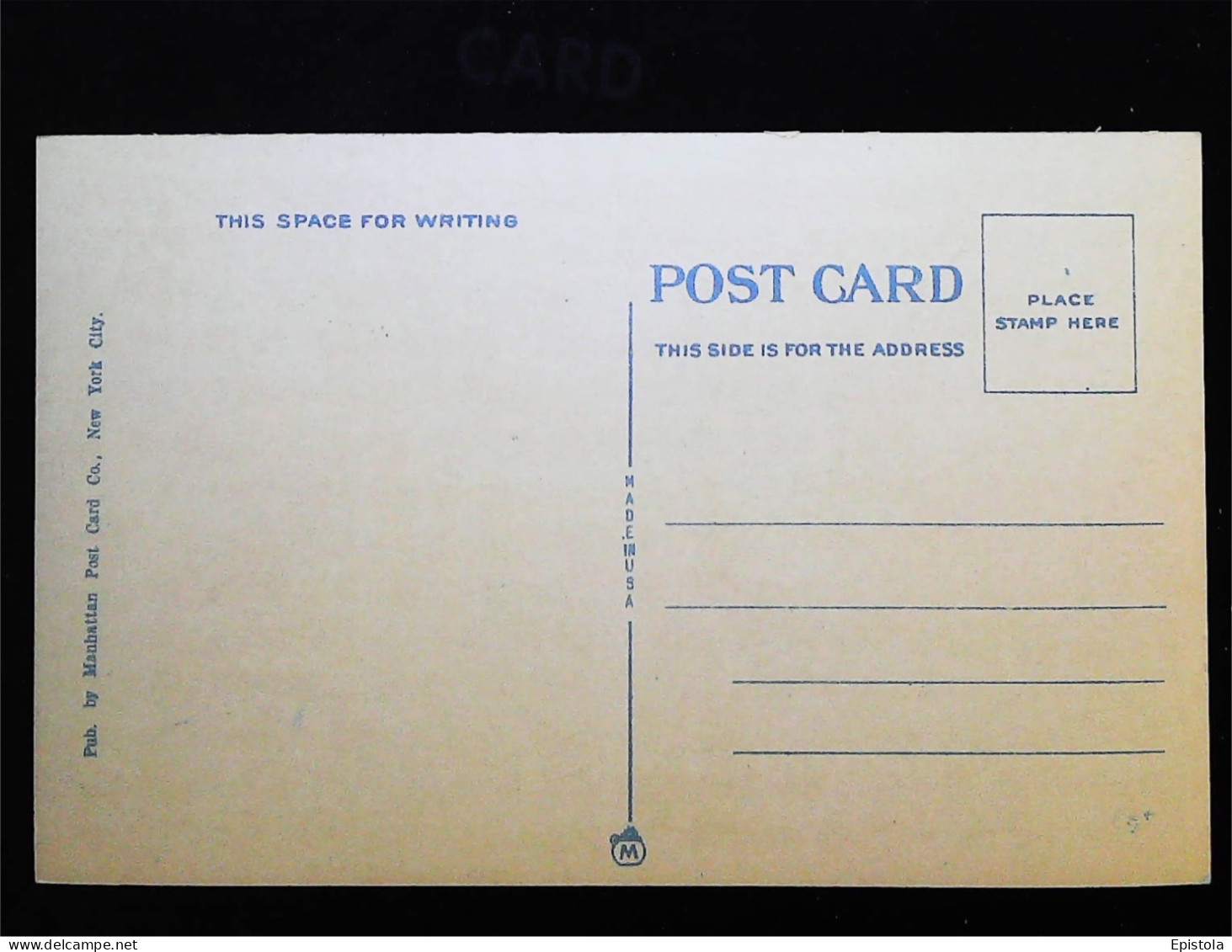 ► ROXY THEATRE     Vintage Card 1920s     - NEW YORK - Manhattan