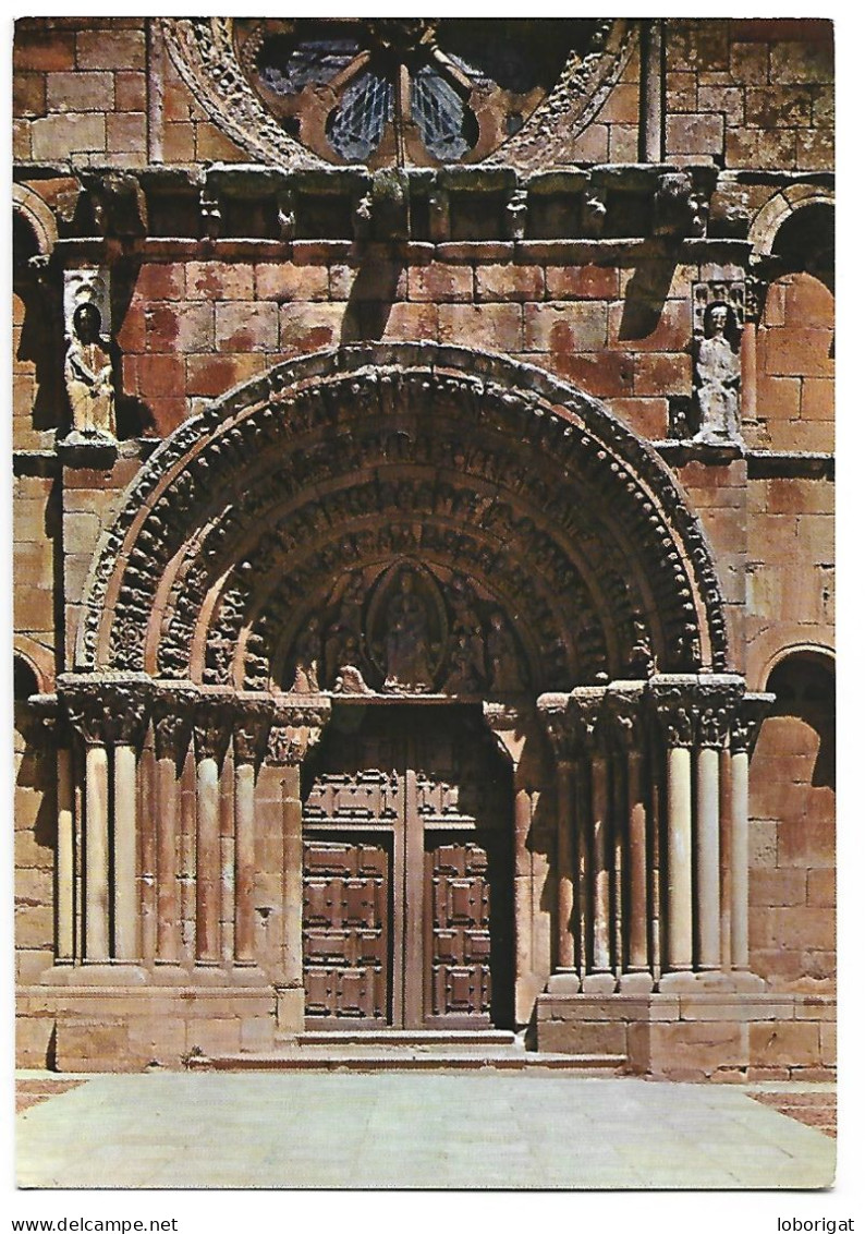 IGLESIA  DE SANTO DOMINGO,PORTADA / ST. DOMINIC'S, FRONT DOOR.-  SORIA.- ( ESPAÑA ) - Soria