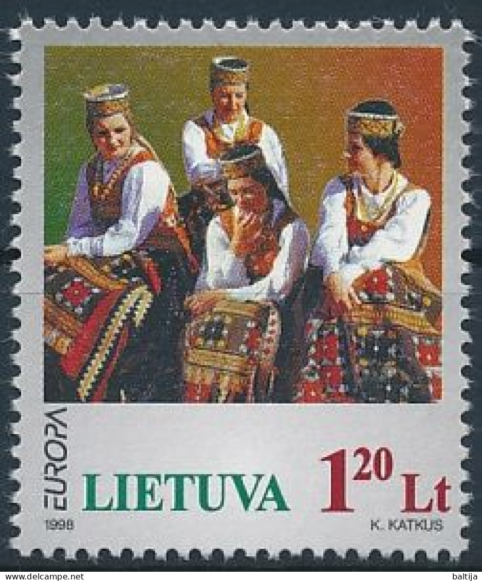 Mi 664 ** MNH / CEPT, Europa, National Festivals & Holidays, Traditional Costumes - Lituania