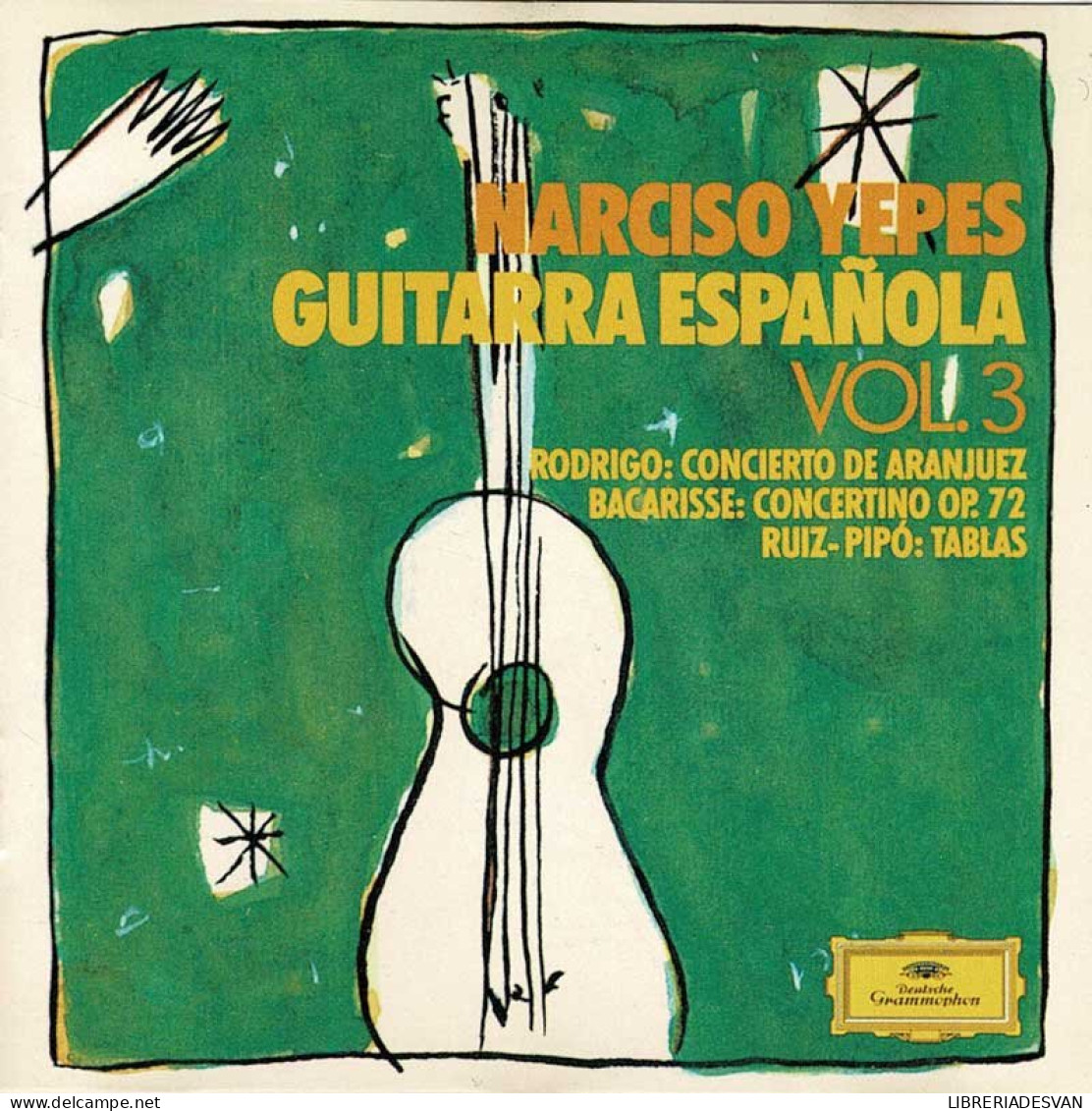 Narciso Yepes - Guitarra Española Vol. 3. CD - Classical