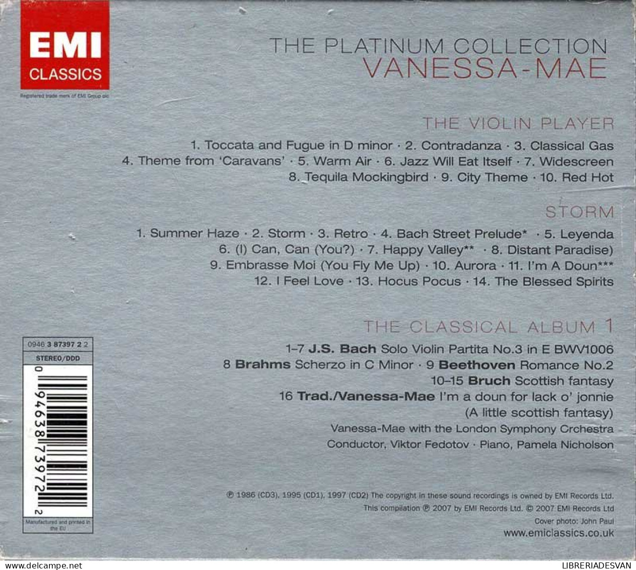 Vanessa-Mae - The Platinum Collection. 3 X CD - Clásica