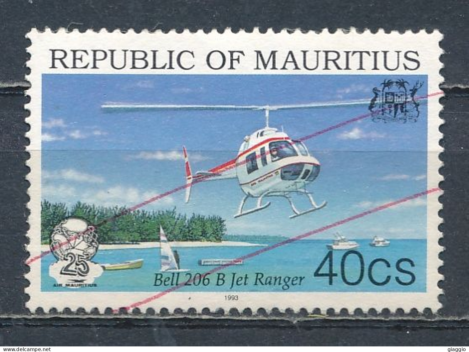 °°° MAURITIUS - Y&T N°796 - 1993 °°° - Mauricio (1968-...)