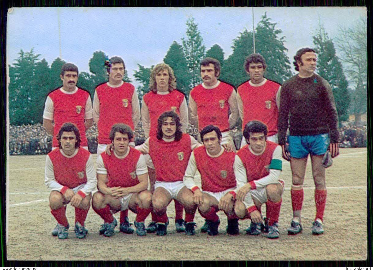 BRAGA - EQUIPAS DE FUTEBOL - Sporting Clube De Braga.(Ed. Albuns Clube Do Cromo) Carte Postale - Braga