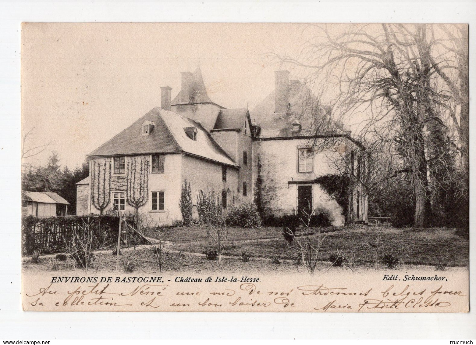 63 - Environs De BASTOGNE - Château De Isle-la-Hesse - Bastogne