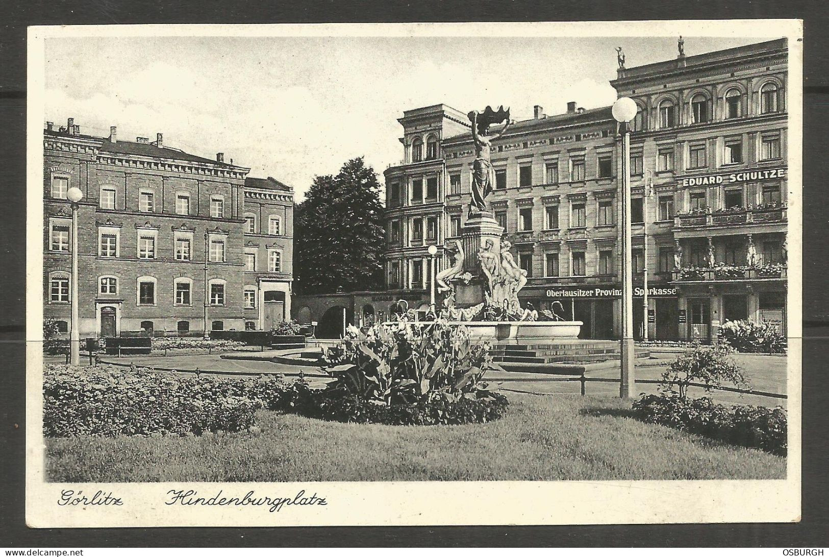 GERMANY. POSTCARD. GORLITZ – HINDENBURG PLATZ. - Goerlitz