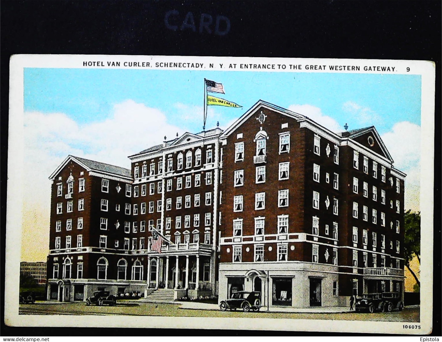 ► HOTEL VAN CURLER SCHENECTADY Vintage Card 1920s    NYC - NEW YORK - Cafés, Hôtels & Restaurants